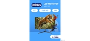 CBR LCD Монитор 27" ME-2709,  IPS,  FHD 1920x1080,  100Гц,  Динамики 2*3W,  1*DP,  1*HDMI,  внешний БП,  FreeSync,  черный,  кабель HDMI 1.5м в комплекте [LCD-ME2709-OPC]