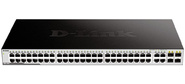 D-Link DGS-1052 / A1 Неуправляемый коммутатор с 48 портами 10 / 100 / 1000Base-T и 4 комбо-портами 100 / 1000Base-T / SFP