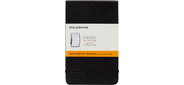 Блокнот Moleskine REPORTER SOFT QP811 90x140мм 192стр. линейка мягкая обложка фиксирующая резинка черный