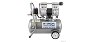 Компрессор поршневой Hyundai HYC 18224LMS безмасляный 180л / мин 24л 1000Вт серебристый