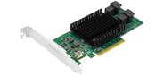 Сетевой адаптер PCIe3.0 x8 to Dual-port U.2 NVMe (Marvell 88NR2241) LR-LINK