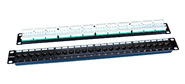 Hyperline PP3-19-24-8P8C-C5E-110D Патч-панель 19&quot;,  1U,  24 порта RJ-45,  категория 5e,  Dual IDC,  ROHS,  цвет черный