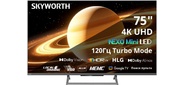 75",  Ultra HD,  QD-MiniLED,  Full Array Local Dimming,  Matte Screen,  350Nit,  Google TV,  DVB-T2 / C / S2,  2.0 ch Sound 15W*2 Dolby Atmos,  120Hz HSR,  3 HDMI,  2 USB,  Digital Audio Output,  LAN,  Composite output,  CI,  Выход для наушников,  Central Pole,  безрамочный дизайн,  2025