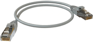 Патч-корд Sysmatrix PC 4545.5ES26.05LSZHGY F / UTP RJ-45 вил.-вилка RJ-45 кат.5E 0.5м серый LSZH