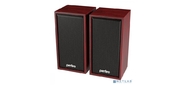 Perfeo колонки "CABINET" 2.0,  мощность 2х3 Вт  (RMS),  махагон,  USB
