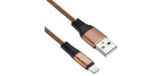 Кабель Digma LIGHT-0.15M-BR USB  (m)-Lightning  (m) 0.15м коричневый