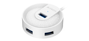 Разветвитель USB 3.0 A4Tech HUB-30 4порт. белый