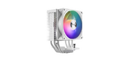 PCCooler R400 ARGB WH S115X / 1200 / 1700 / AM4 / AM5  (TDP 180W,  90mm ARGB Fan,  4 тепловые трубки 6мм,  650-2200RPM,  28, 3dBa)