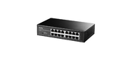 16-Port 10 / 100 Mbps Switch, 16 10 / 100 Mbps RJ45 Ports, Switch / VLAN / Extend working mode DIP switch, Rack-mountable Steel Case, Power Saving, Plug & Play, Rack-Mount kits included
