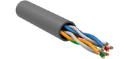Кабель информационный ITK Generica BC1-C5E04-111-305-TL-R-G кат.5E U / UTP 4X2 1Om PVC внутренний 305м серый