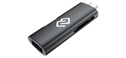 Устройство чтения карт памяти USB 2.0 / Type C Digma CR-СU2522-G серый