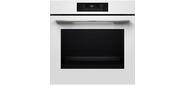Serie 6,  духовой шкаф электрический,  60 см,  66 л,  белый  , сенсорное управление,  8 режимов+AutoPilot 30 (30 автоматических программ),  LCD-дисплей,  галогенное освещение,  самоочистка EcoClean, Soft Open and Soft Close door, телескопические направляющие на 2 уровнях