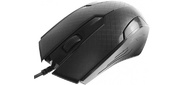 Мышь проводная CROWN CMM-100,  3 кнопки; 1000DPI; Длина провода: 1.3м; USB; пластик ,  Plug & Play  (Black)