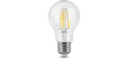 GAUSS 102802106 Светодиодная лампа LED Filament A60 E27 6W 600lm 2700К 1 / 10 / 40