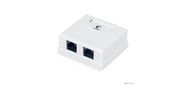 Cabeus WS-8P8C-Cat.5e-2 Розетка компьютерная RJ-45, категория 5e, двойная, внешняя, Dual IDC
