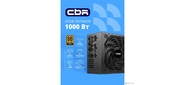 Блок питания CBR ATX 1000W 80+ Gold,  Full Modular,  1.5м кабель питания,  черный [PSU-ATX1000-14MG] BOX