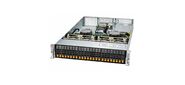 Платформа системного блока SuperMicro SYS-221H-TN24R 2U Hyper with 24 hot-swap 2.5" NVMe / SAS / SATA bays and 4 PCIe 5.0 x16 slots + up to 2 PCIe 5.0 x16 AIOM slots