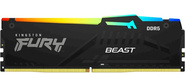Kingston 16GB 4800MT / s DDR5 CL38 DIMM FURY Beast RGB