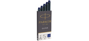 Картридж Parker Quink Z11 (CW1950384) синие чернила для ручек перьевых (5шт)