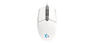 Мышь игровая Logitech G102 LIGHTSYNC White белая,  оптическая,  200-8000dpi,  2.1м USB2.0,  6 программируемых кнопок,  RGB подсветка,  под обе руки