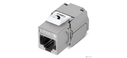 Cabeus KJ-RJ45-Cat.5e-SH-180-Toolless Вставка Keystone Jack RJ-45 (8P8C),  180 градусов,  категория 5e,  экранированная,  без инструмента Toolless