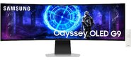 Монитор Samsung 49" Odyssey OLED G9 S49DG952SMXUE серебристый OLED LED 0.03ms 32:9 HDMI M / M матовая HAS 250cd 178гр / 178гр 5120x1440 240Hz DP DQ USB 12.6кг