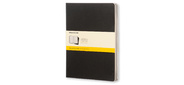Блокнот Moleskine CAHIER JOURNAL QP322 XLarge 190х250мм обложка картон 120стр. клетка черный  (3шт)