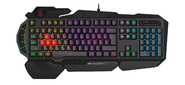 Клавиатура A4Tech Bloody B310N черный USB Multimedia for gamer LED  (подставка для запястий)  (B310N)