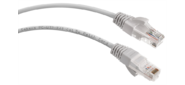 Cabeus PC-UTP-RJ45-Cat.5e-0.3m Патч-корд U / UTP, категория 5е, 2xRJ45 / 8p8c, неэкранированный, серый, PVC, 0.3м