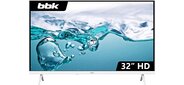 Телевизор LED BBK 32" 32LEM-1045 / TS2C  (W) белый HD 60Hz DVB-T DVB-T2 DVB-C USB  (RUS)