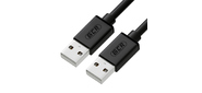 Greenconnect Кабель интерфейсный USB 2.0 1m [GCR-UM2M-BB2S-1.0m] AM  /  AM,  AWG 28 / 28 Premium,  двойное экранирование,  антифриз,  черный