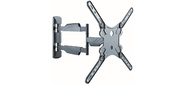 Кронштейн для телевизора Ultramounts UM 871 черный 23"-55" макс.35кг настенный поворотно-выдвижной и наклонный