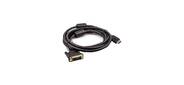 Кабель HDMI AM / DVI (24+1)M, 3м, CU, 1080P@60Hz, 2F, VCOM <CG484GD-3M>
