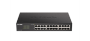 D-Link DGS-1100-24V2 / A2A, L2 Smart Switch with 24 10 / 100 / 1000Base-T ports.8K Mac address, 802.3x Flow Control, 802.3ad Link Aggregation, Port Mirroring, 128 of 802.1Q VLAN, VID range 1-4094, Loopbac