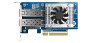 QNAP QXG-25G2SF-CX6 Dual Port 25 GbE SFP28 PCIe Gen4 x8 NIC