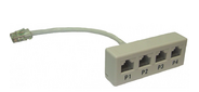 Y-адаптер, 4 параллельных порта