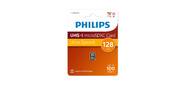 Флеш карта microSD 128GB PHILIPS High Speed microSDHC Class UHS-I U3, V30, A1, 100MB / s