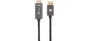 Кабель DisplayPort M-> HDMI M 4K@60Hz 1.8m Telecom, оплетка  (TA561M-1.8M)