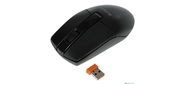 Мышь A4Tech G3-330NS черный оптическая  (1200dpi) silent беспроводная USB  (3but)