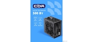 CBR PSU-ATX500-12EC Блок питания ATX, 500W, 20+4pin / 1*4+4pin / 1*6pin / 2*IDE / 4*SATA, 12cm fan, black