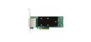 HBA-адаптер Broadcom 9400-16e SGL  (05-50013-00  /  03-50013-15007 )  PCIe 3.1 x8 LP,  Tri-Mode SAS / SATA / NVMe 12G HBA,  16port (4*ext SFF8644),  3416 IOC