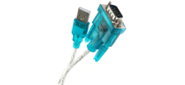 Vcom ACU804 Кабель-переходник USB Am -> RS-232 DB9M,  винты