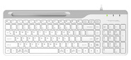 Клавиатура A4Tech Fstyler FK25 белый / серый USB slim