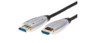 Кабель /  Активный оптический кабель HDMI 19M / M, ver. 2.1,  8K@60 Hz 5m Telecom <TCG2120-5M>