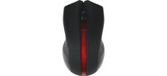 Мышь Oklick 615MW черный / красный оптическая (1000dpi) беспроводная USB (2but)