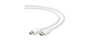 Кабель HDMI Cablexpert CC-HDMI4-W-10,  19M / 19M,  v2.0,  медь,  позол.разъемы,  экран,  3 м,  белый,  пакет
