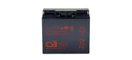 Battery CSB series GP,  GP12170 B3,  voltage 12V,  capacity 17Ah  (discharge 20 hours),  max. discharge current  (5 sec.) 230A,  short circuit current 532A,  max. charge current 5.1A,  lead-acid type AGM,  terminals B3,  for nut and bolt M6,  LxWxH 181x76.2x167mm.,  weight 5.5kg.,  service life 5 years.