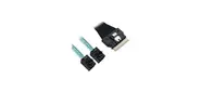 Cable,  x8 8654 to 2x4 8643,  9402 SAS 1M. SFF-8654  (SlimSAS) - 2 x4 SFF-8643 Mini SAS HD