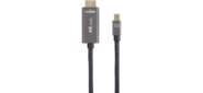Кабель miniDisplayPort M-> HDMI M 4K@60Hz 1.8m Telecom, оплетка  (TA562M-1.8M)