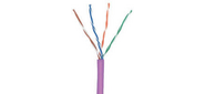 Кабель информационный Lanmaster TWT-5EUTP-NGLS кат.5е U / UTP не экранированный 4X2X24AWG PVC внутренний 305м фиолетовый